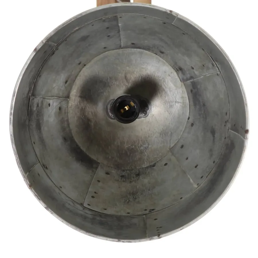 Plafonnier 25 W argent vintage 105x30x65-108cm E27 - 4