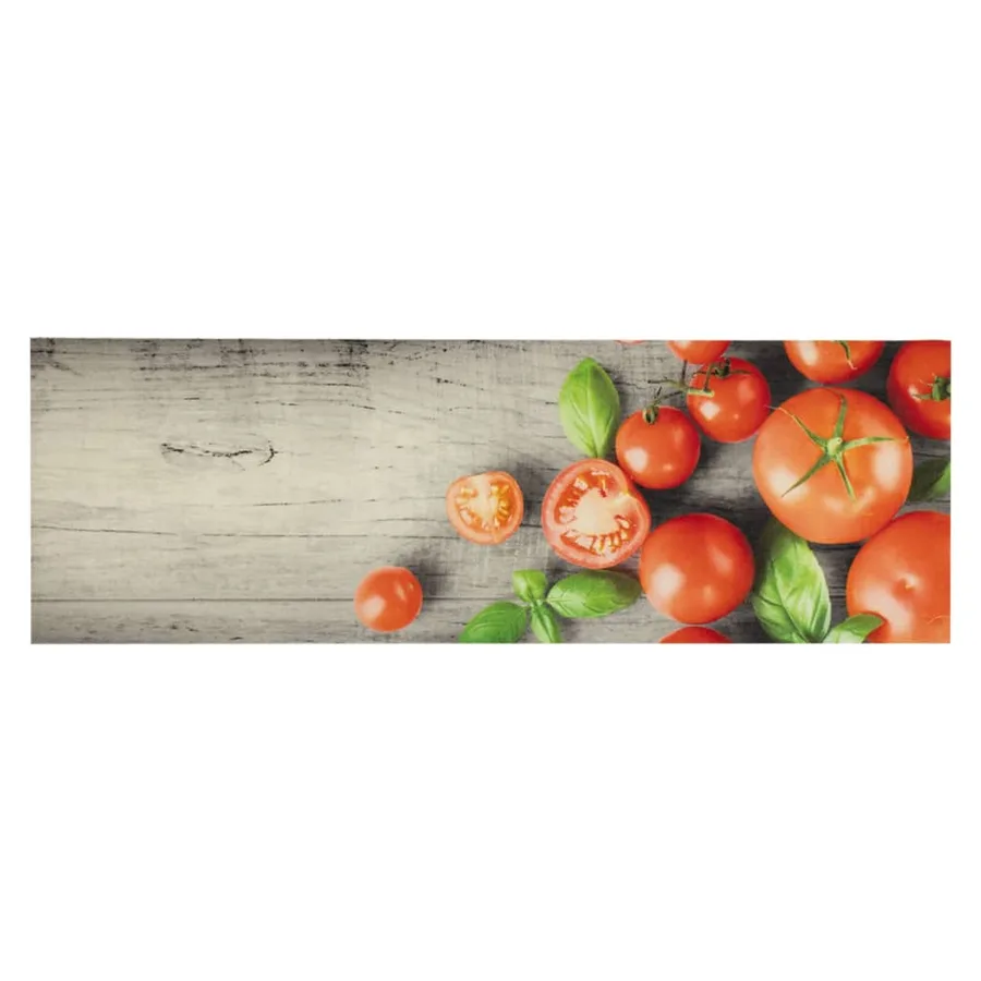 Tapis de cuisine lavable impression de tomates 60x180cm velours - 2