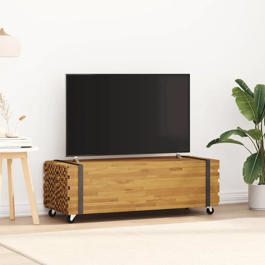 Table basse 110x45x35 cm bois massif de teck - 3