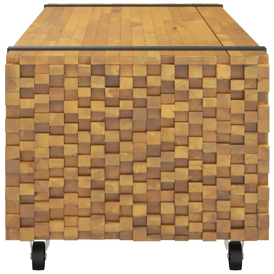 Table basse 110x45x35 cm bois massif de teck - 5