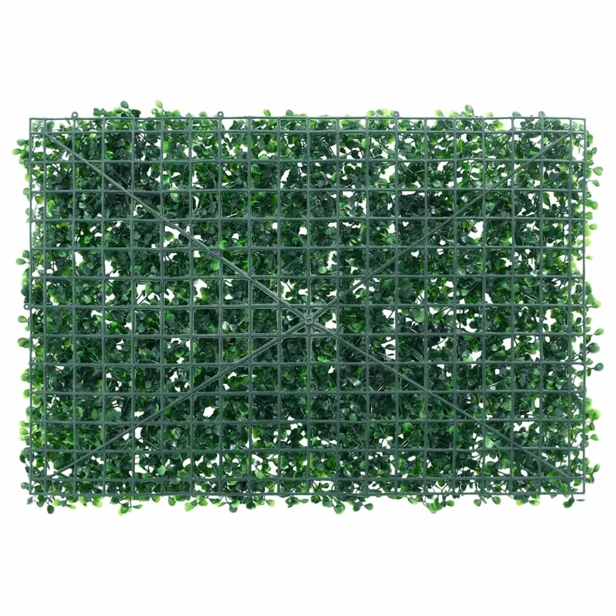 Clôture à feuilles d'arbustes artificiels 24 pcs Vert 40x60 cm - 4