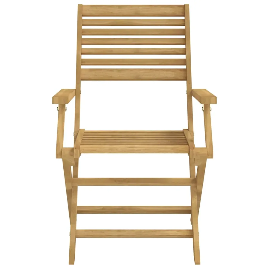 Ensemble à manger de jardin 7 pcs Bois d'acacia solide - 5