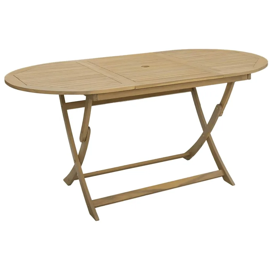 Ensemble à manger de jardin 7 pcs Bois d'acacia solide - 6