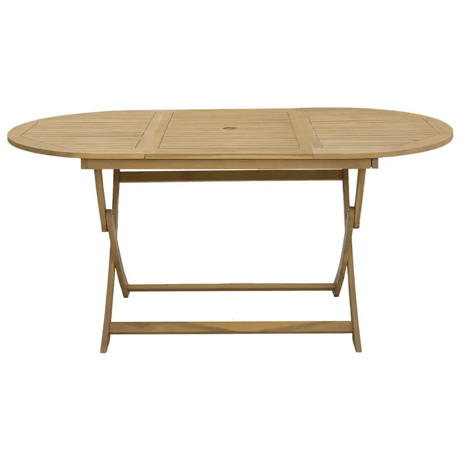 Ensemble à manger de jardin 7 pcs Bois d'acacia solide - 7