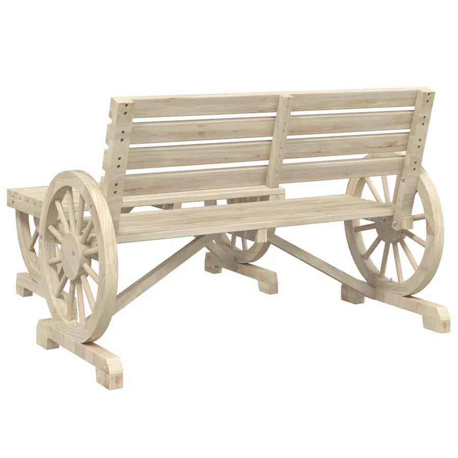 Salon de jardin 2 pcs bois de sapin massif - 5
