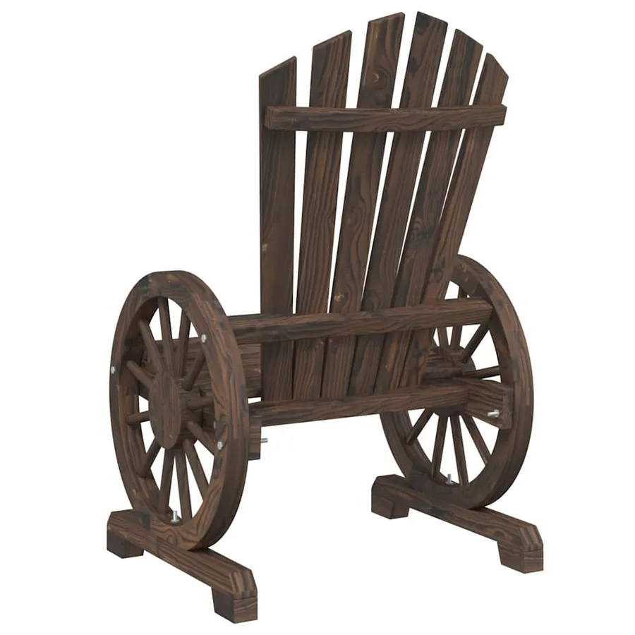 Salon de jardin 4 pcs bois de sapin massif - 11