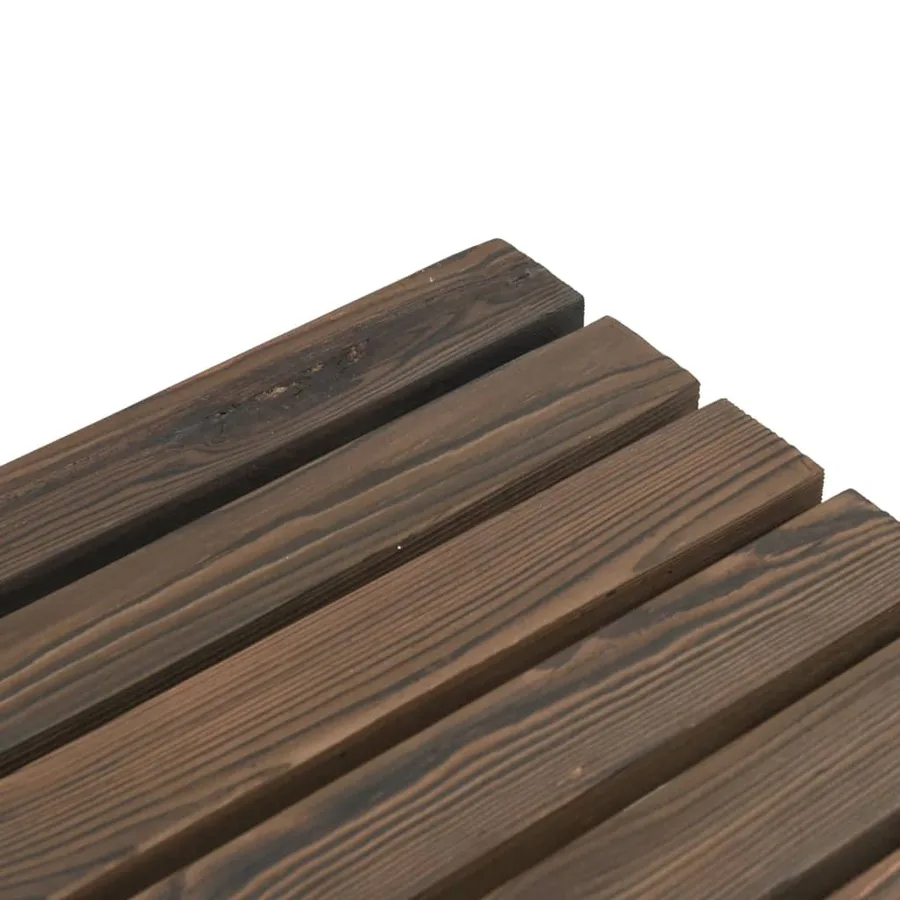 Salon de jardin 4 pcs bois de sapin massif - 13