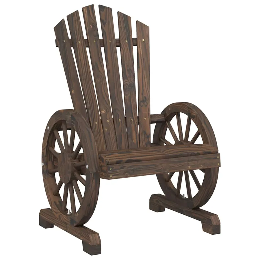 Salon de jardin 4 pcs bois de sapin massif - 8