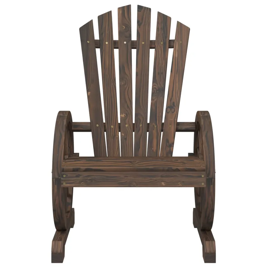 Salon de jardin 4 pcs bois de sapin massif - 9
