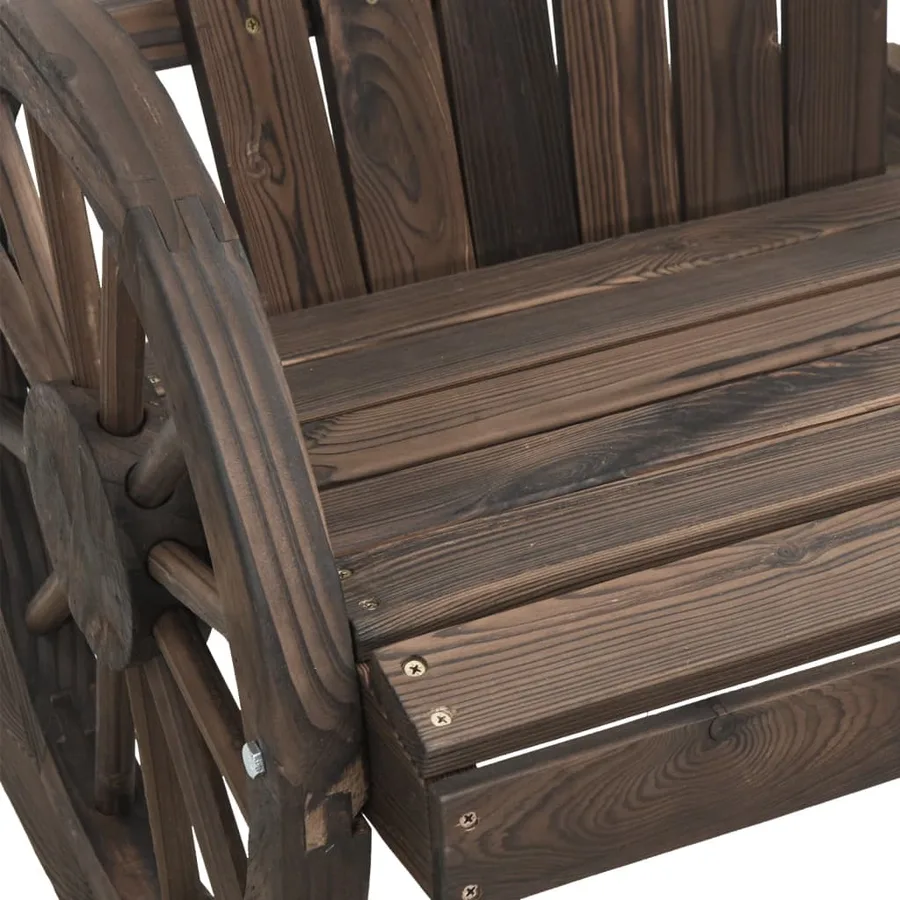 Chaise à bascule Adirondack bois de sapin massif - 8