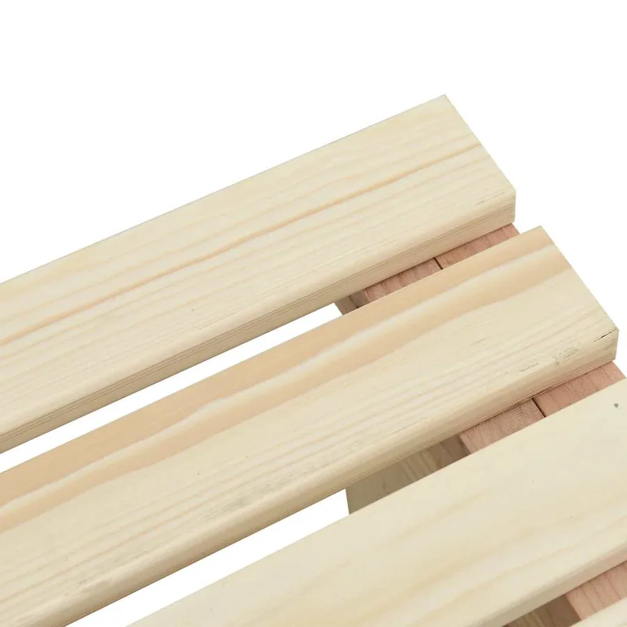 Banc de jardin 115 cm bois de sapin massif - 8
