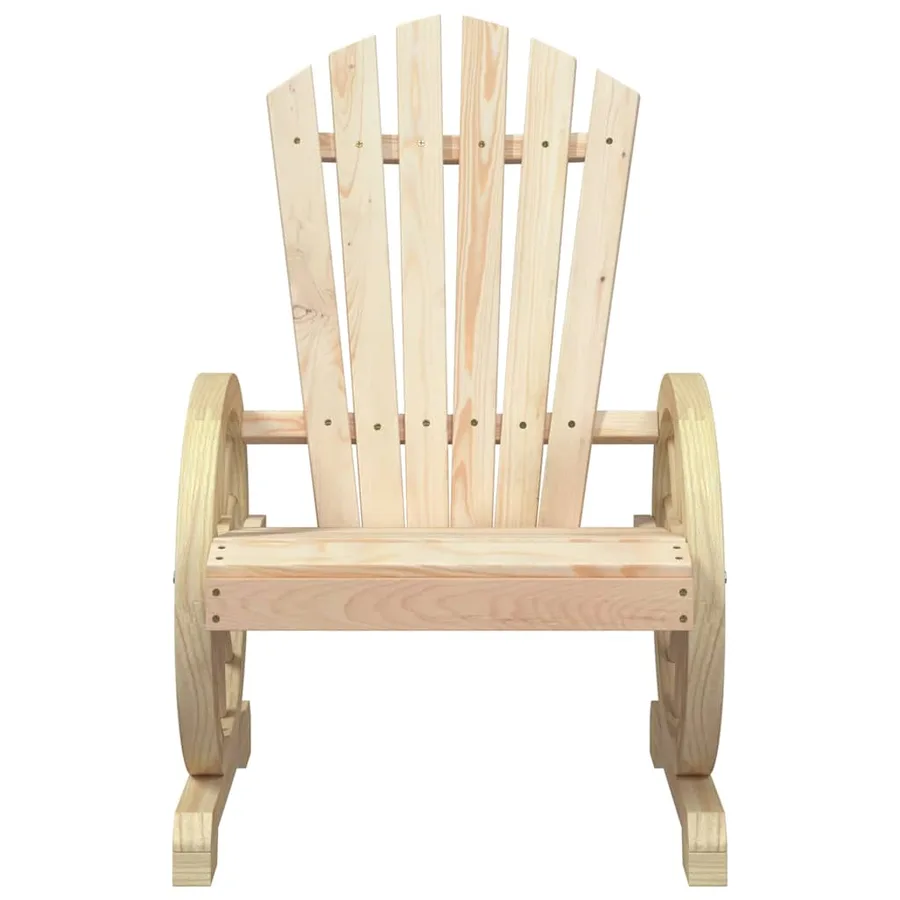 Chaise de jardin Adirondack bois de sapin massif - 4