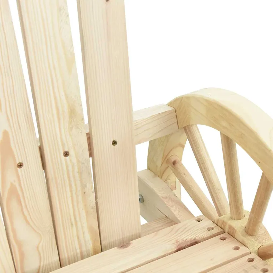 Chaise de jardin Adirondack bois de sapin massif - 7