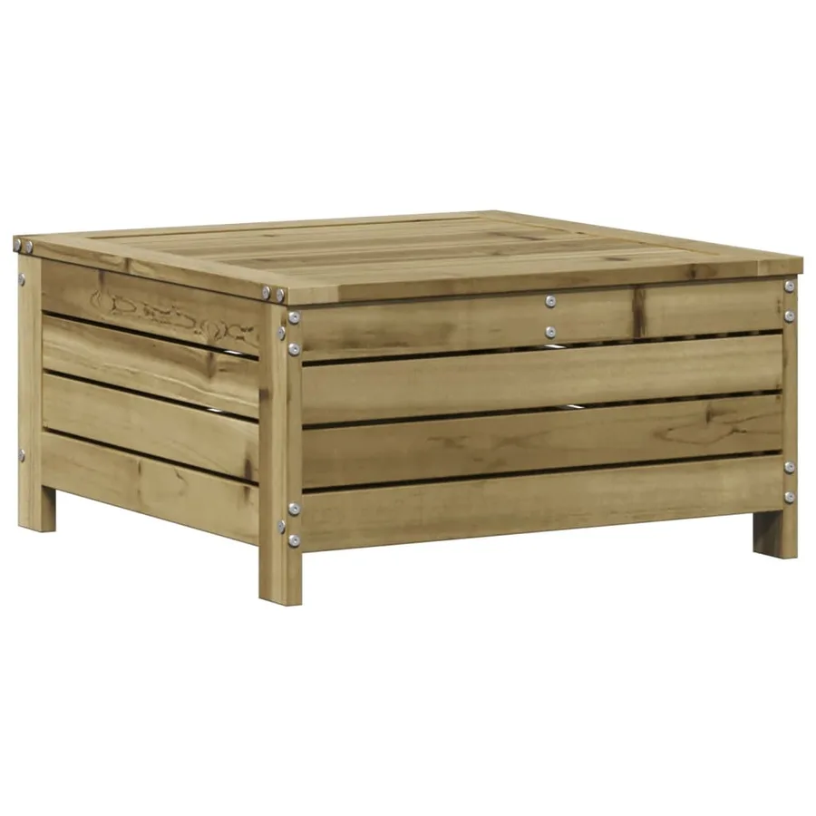Salon de jardin 7 pcs avec coussins bois de pin imprégné - 6