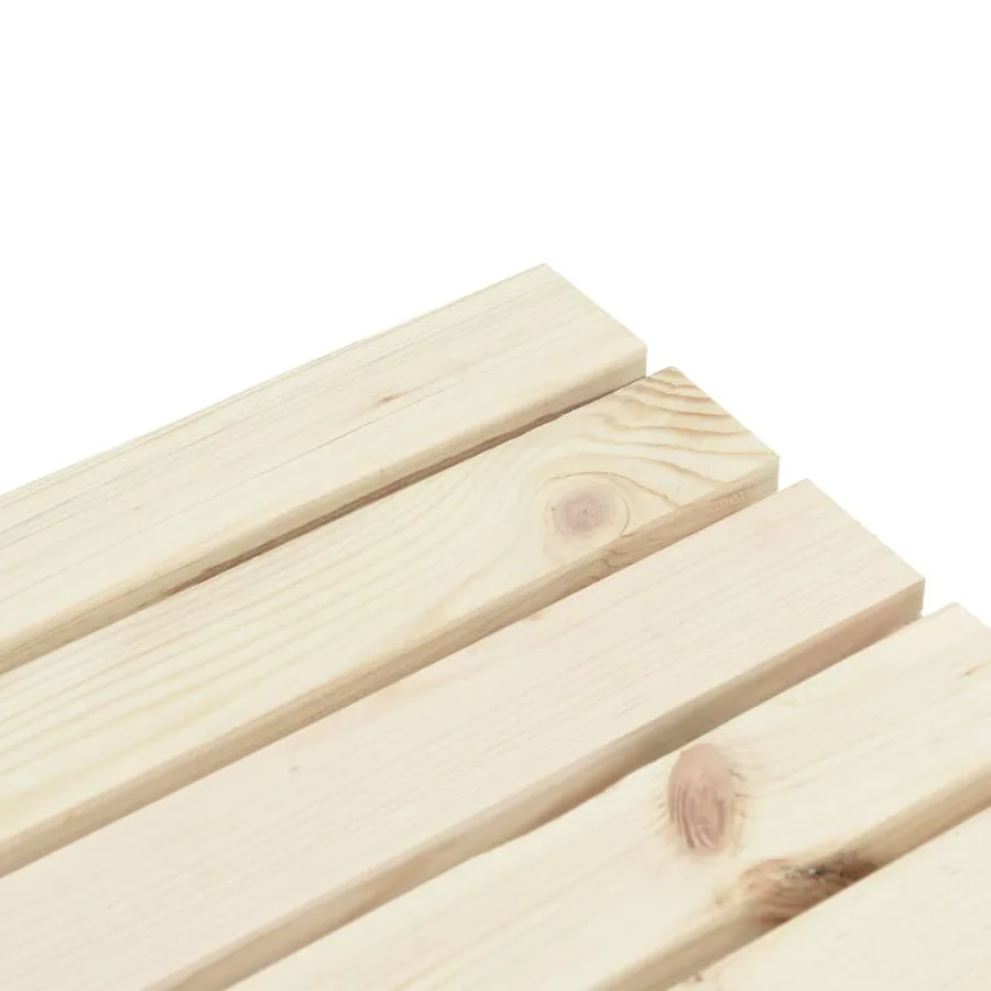 Table de jardin 115x55x65 cm bois de sapin massif - 8