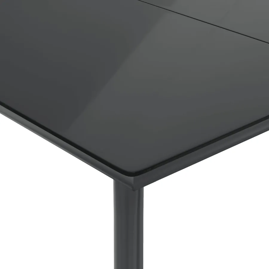 Ensemble à manger de jardin et coussins 5 pcs gris clair rotin - 6