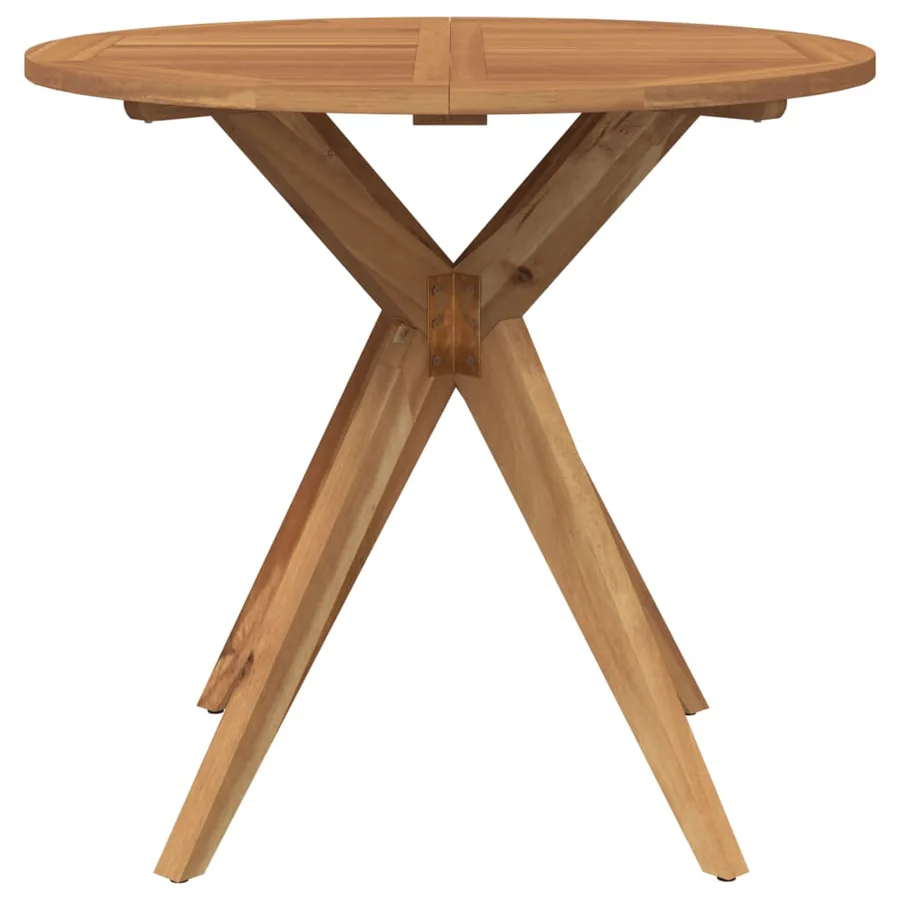 Ensemble à manger de jardin 5 pcs Bois d'acacia solide - 4