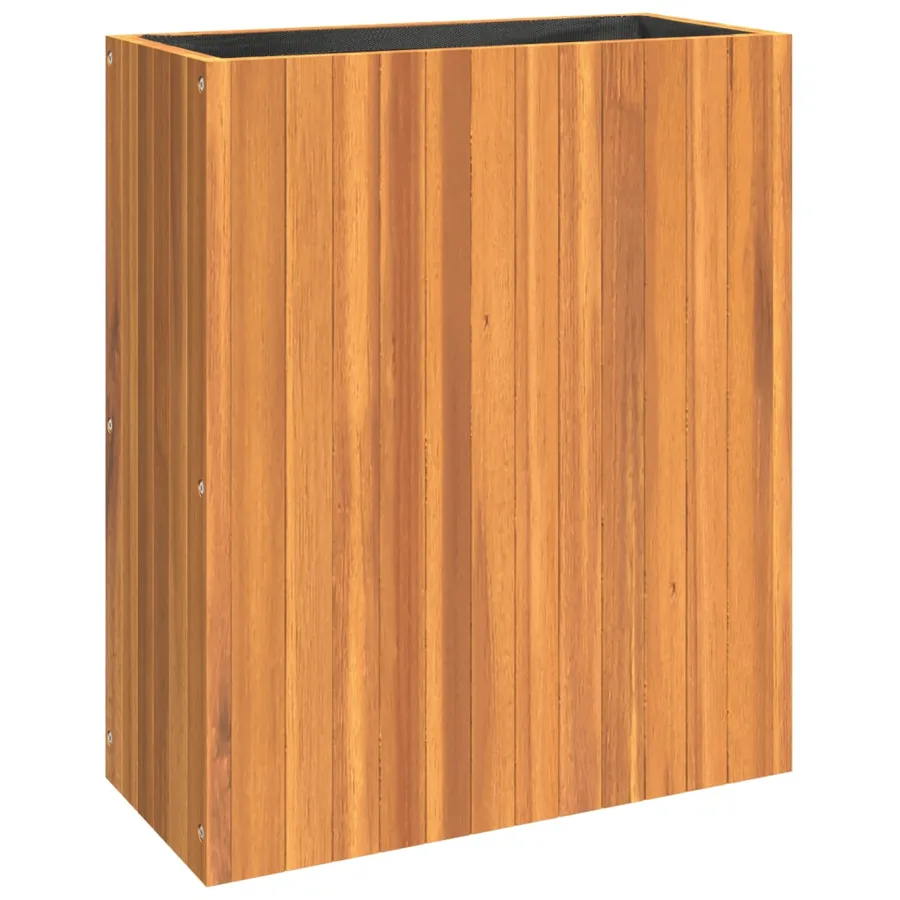 Jardinière 59x27,5x70 cm bois massif d'acacia - 2