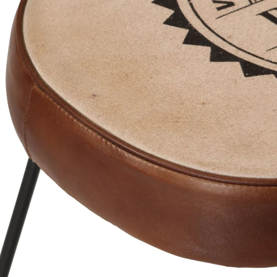 Tabourets de bar lot de 2 marron foncé 40x29,5x53 cm - 7