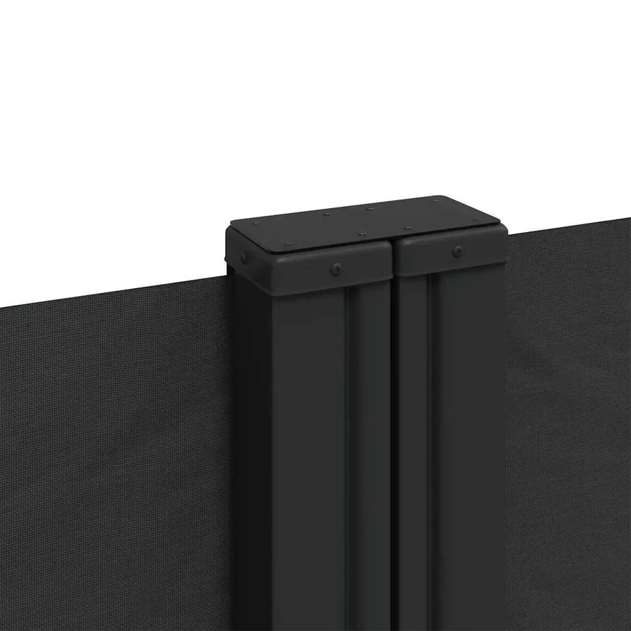Auvent latéral rétractable noir 120x1000 cm - 7
