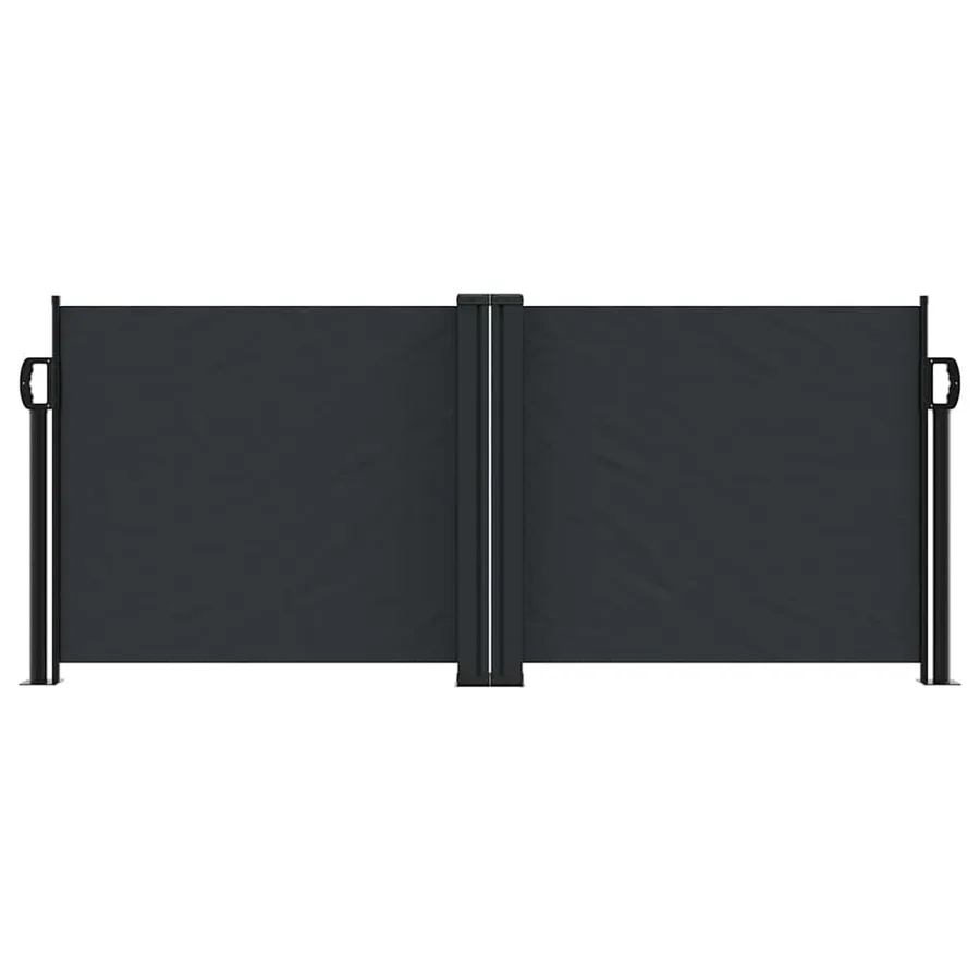 Auvent latéral rétractable noir 100x1000 cm - 3