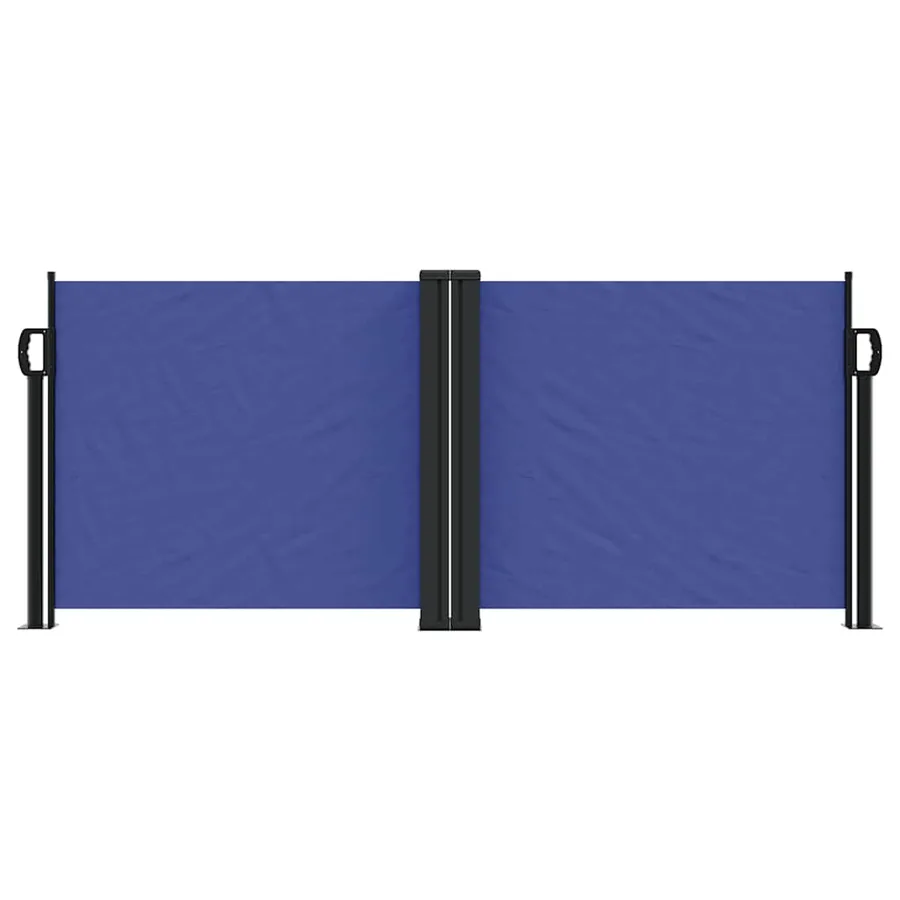 Auvent latéral rétractable bleu 100x1000 cm - 3