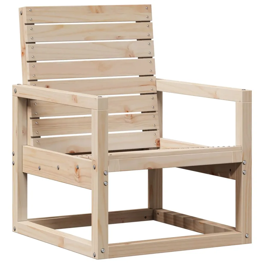 Salon de jardin 3 pcs bois massif de pin - 4
