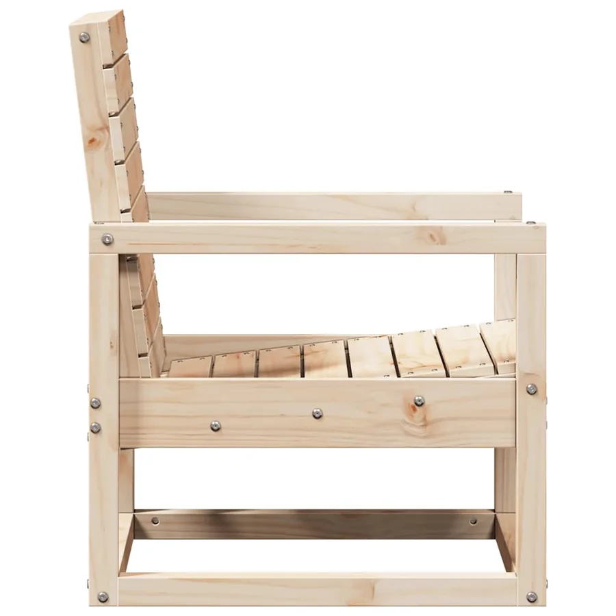 Salon de jardin 3 pcs bois massif de pin - 5