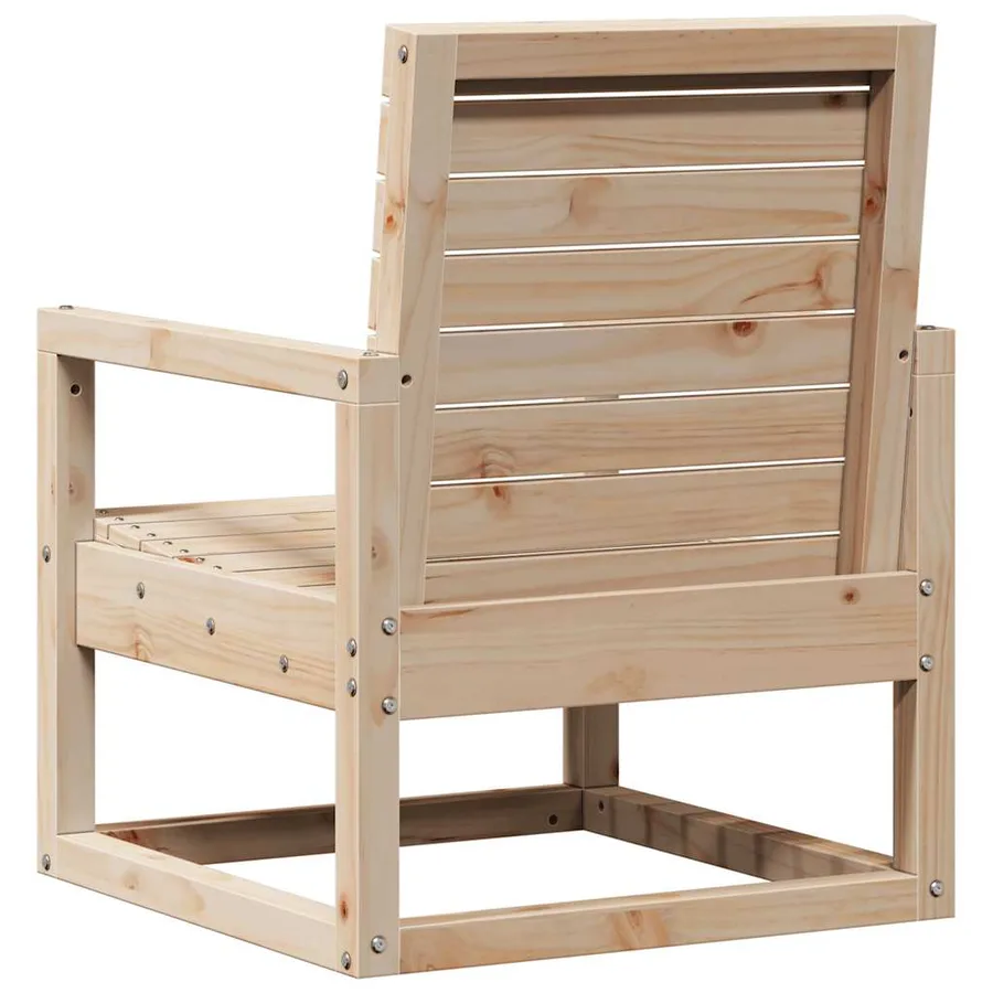 Salon de jardin 3 pcs bois massif de pin - 6