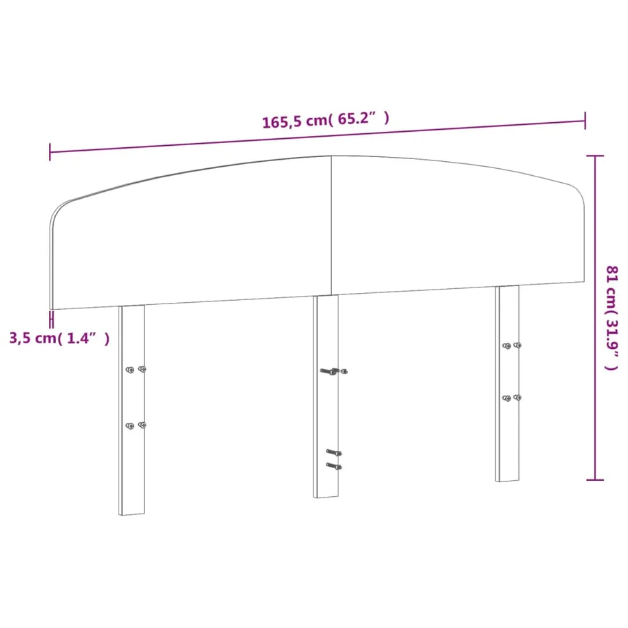 Tête de lit cire marron 160 cm bois massif de pin - 9