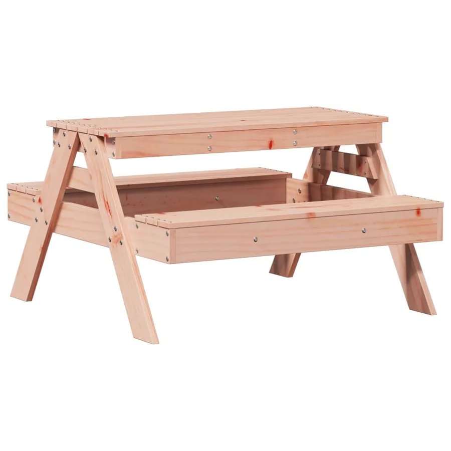 Table de pique-nique pour enfants bois massif de douglas - 6