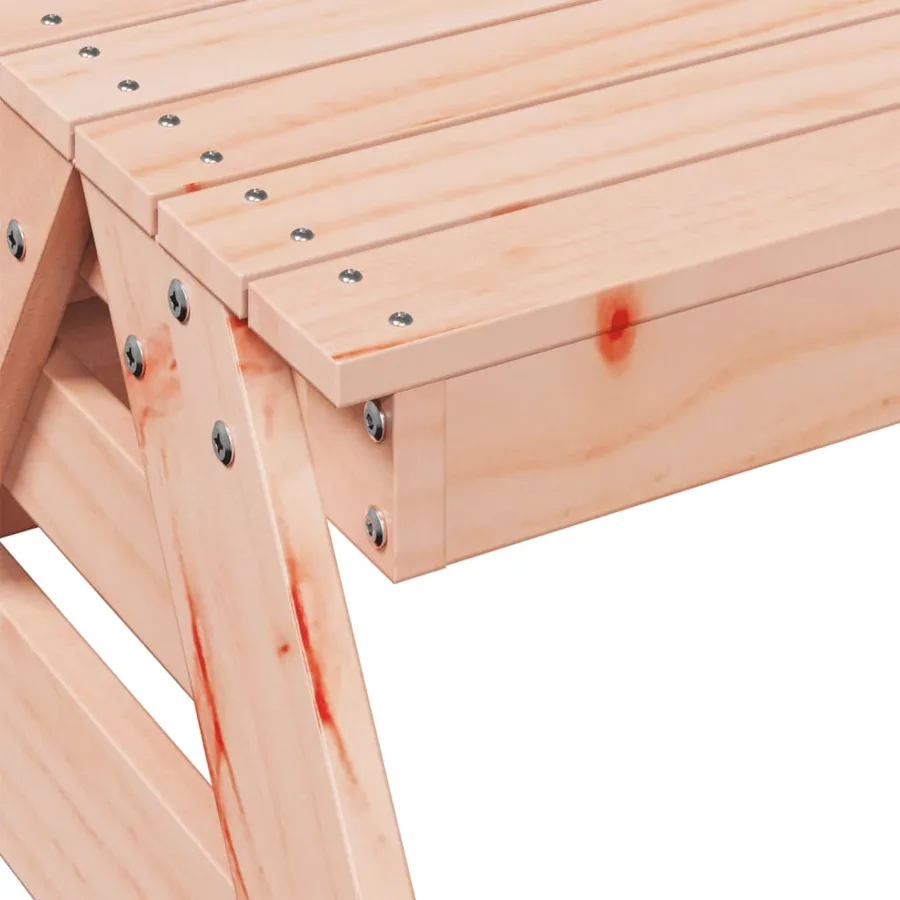 Table de pique-nique pour enfants bois massif de douglas - 7