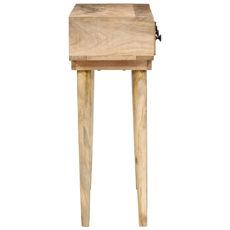Table console 110x30x75 cm bois de manguier massif - 6