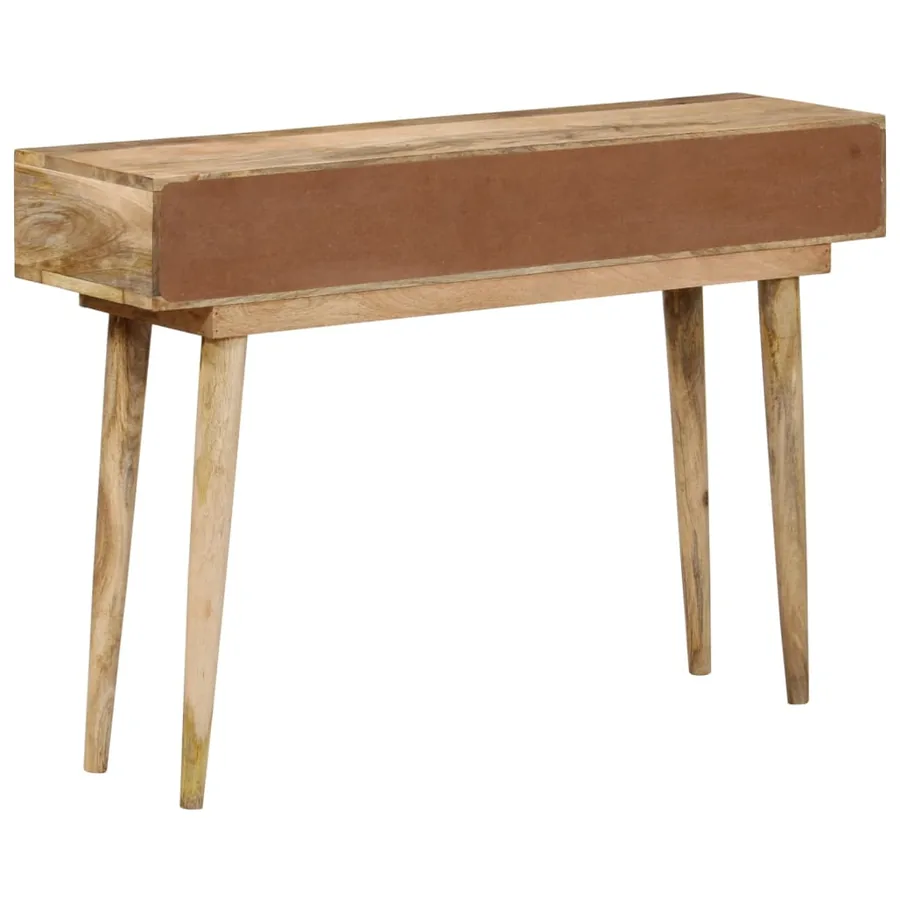 Table console 110x30x75 cm bois de manguier massif - 7