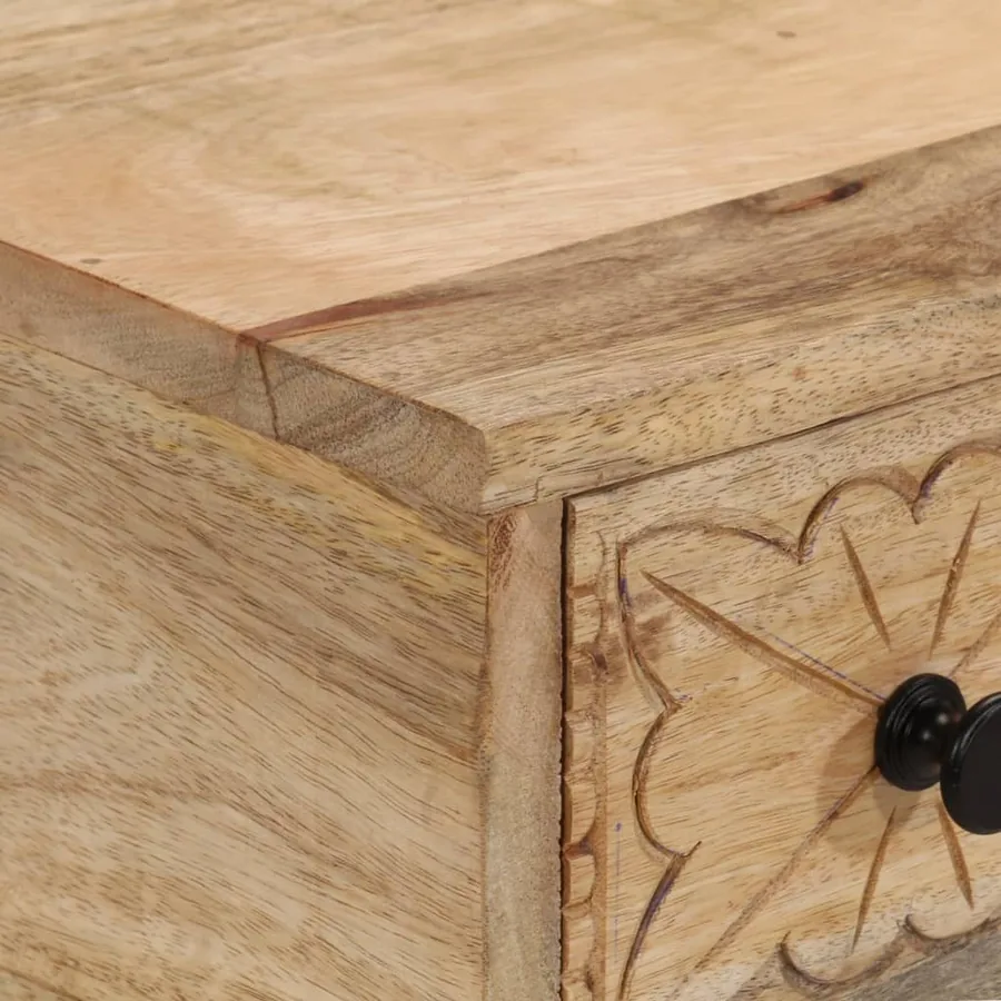 Table console 110x30x75 cm bois de manguier massif - 8