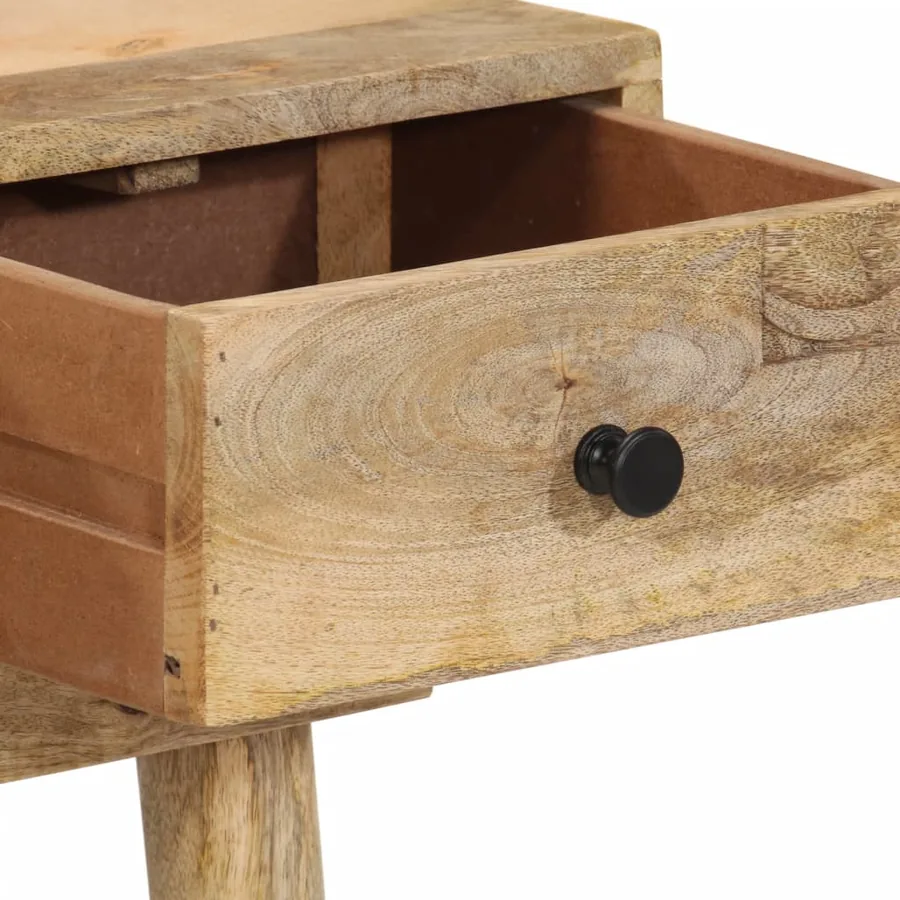 Table console 110x30x75 cm bois de manguier massif - 9