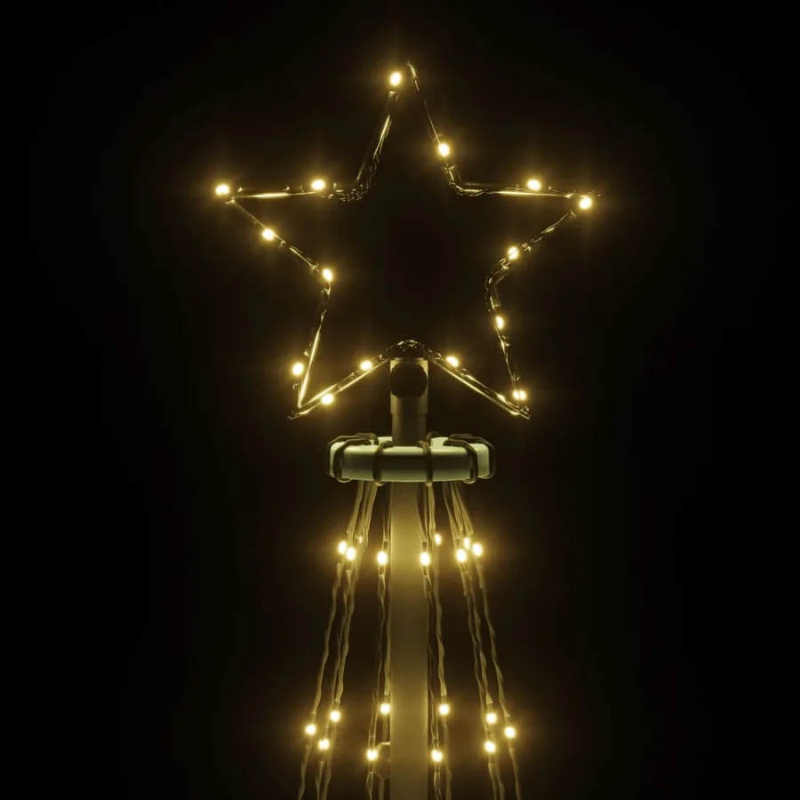 Sapin de Noël avec piquet Blanc chaud 310 LED 300 cm - 5