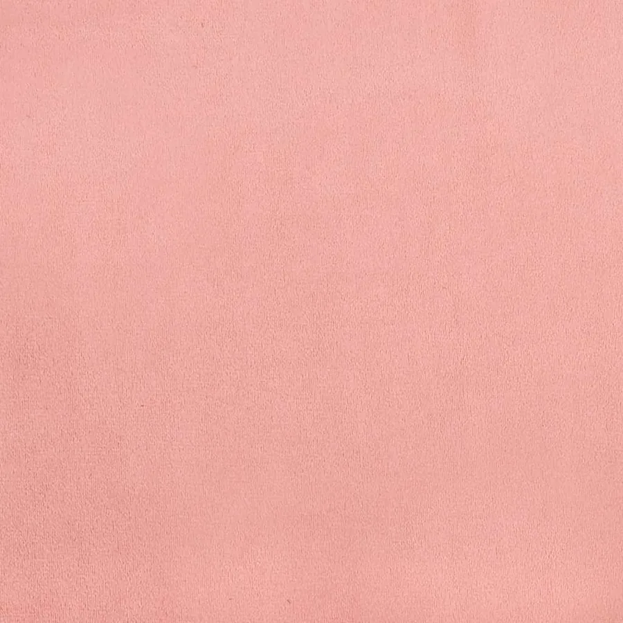 Sommier à lattes de lit avec matelas rose 120x190 cm velours - 9