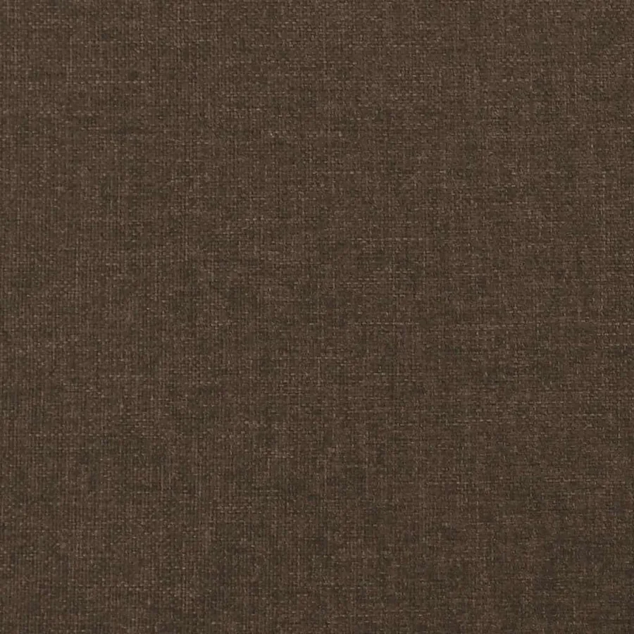 Cadre de lit sans matelas marron foncé 120x190 cm tissu - 8