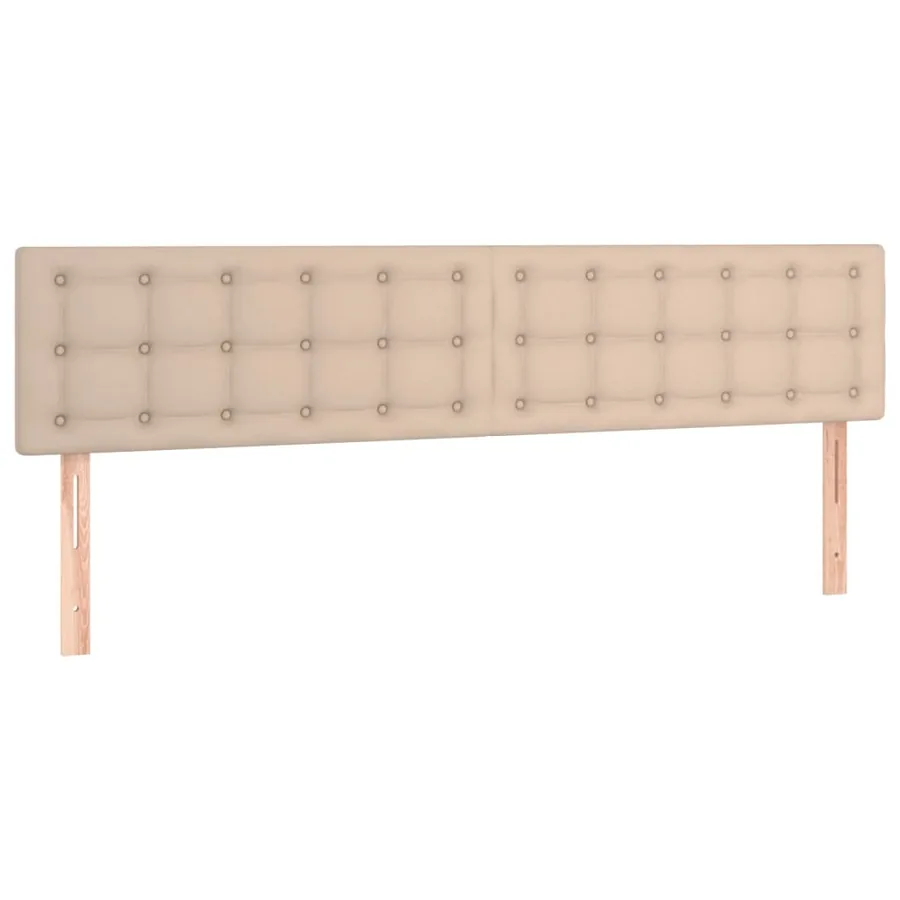 Sommier à lattes de lit avec matelas LED cappuccino 120x190 cm - 9