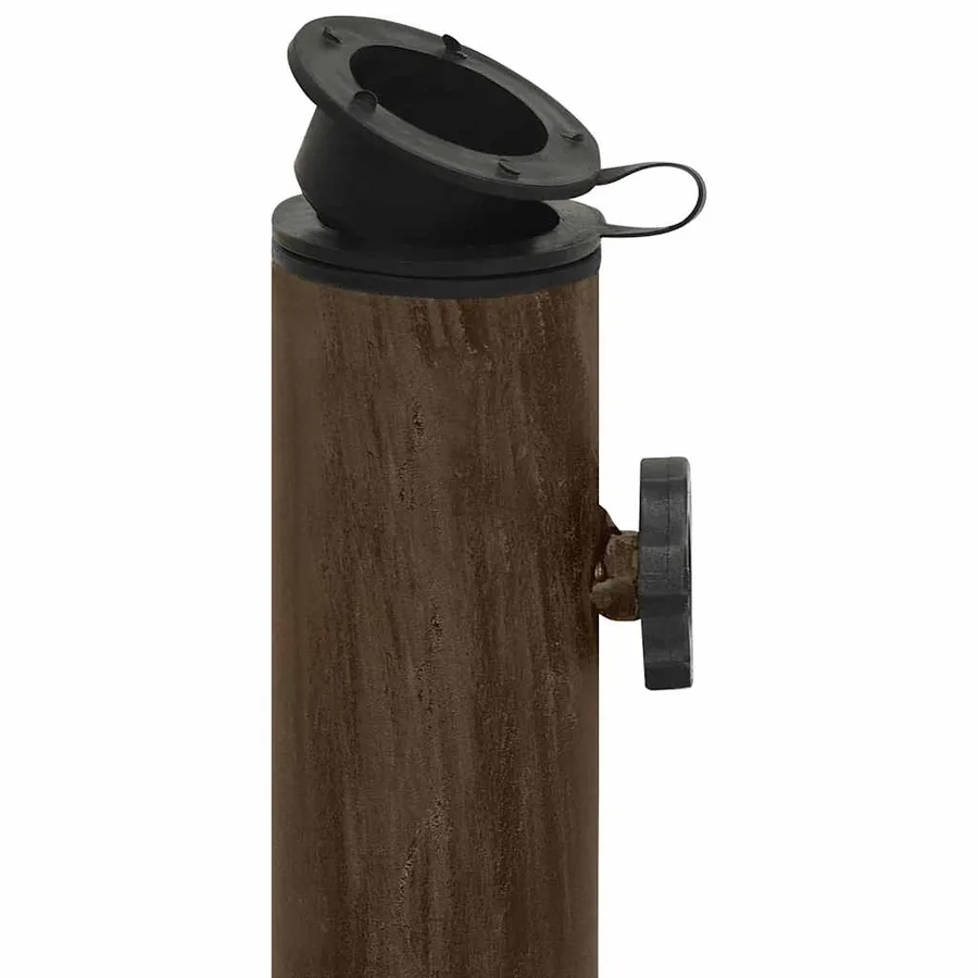 Socle de parasol Bronze 40x40x32 cm Fonte - 6