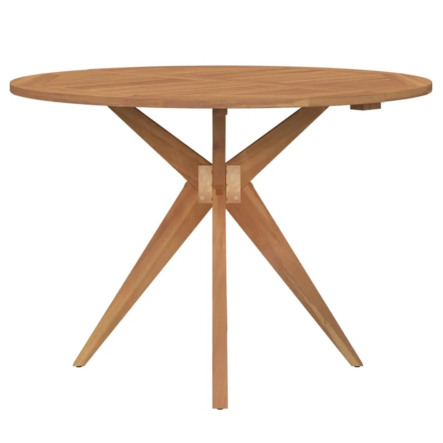 Ensemble à manger de jardin 6 pcs Bois d'acacia solide - 4