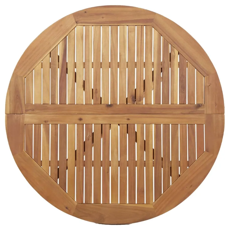 Ensemble à manger de jardin 6 pcs Bois d'acacia solide - 7