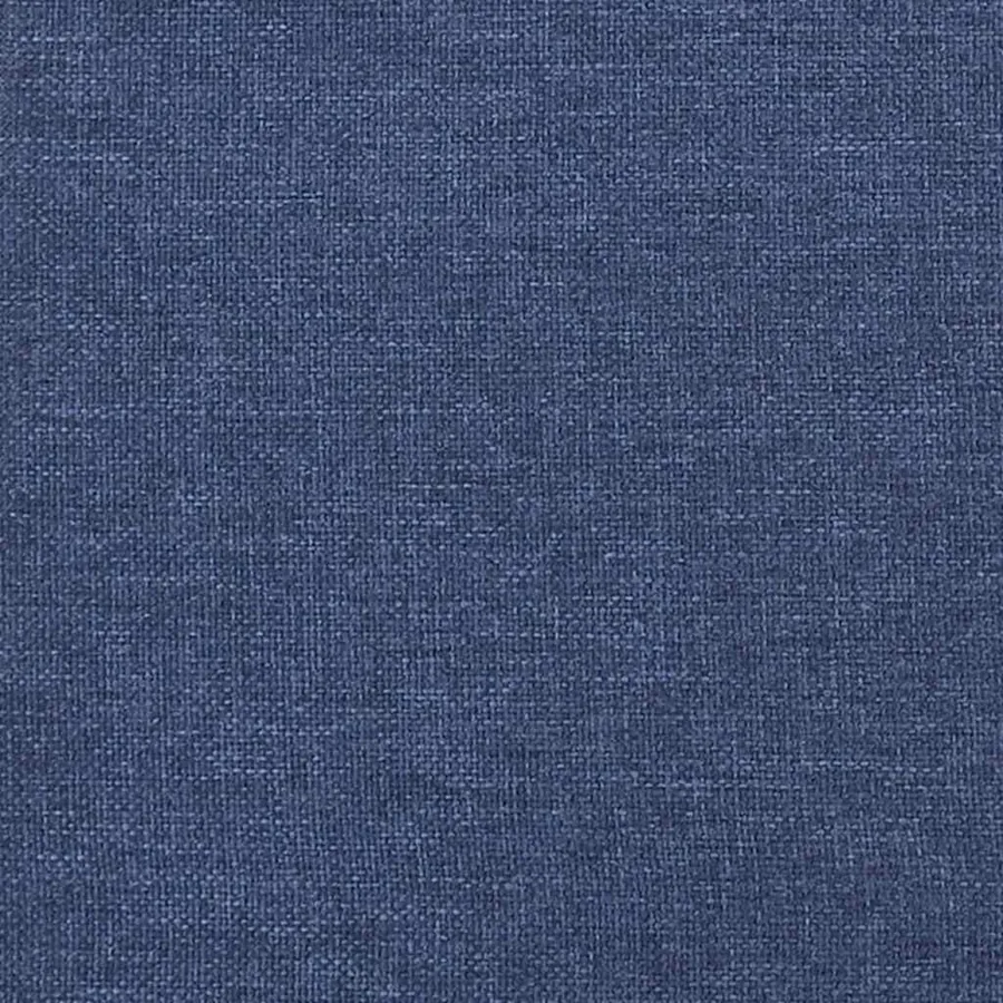Sommier à lattes de lit avec matelas bleu 120x190 cm tissu - 8
