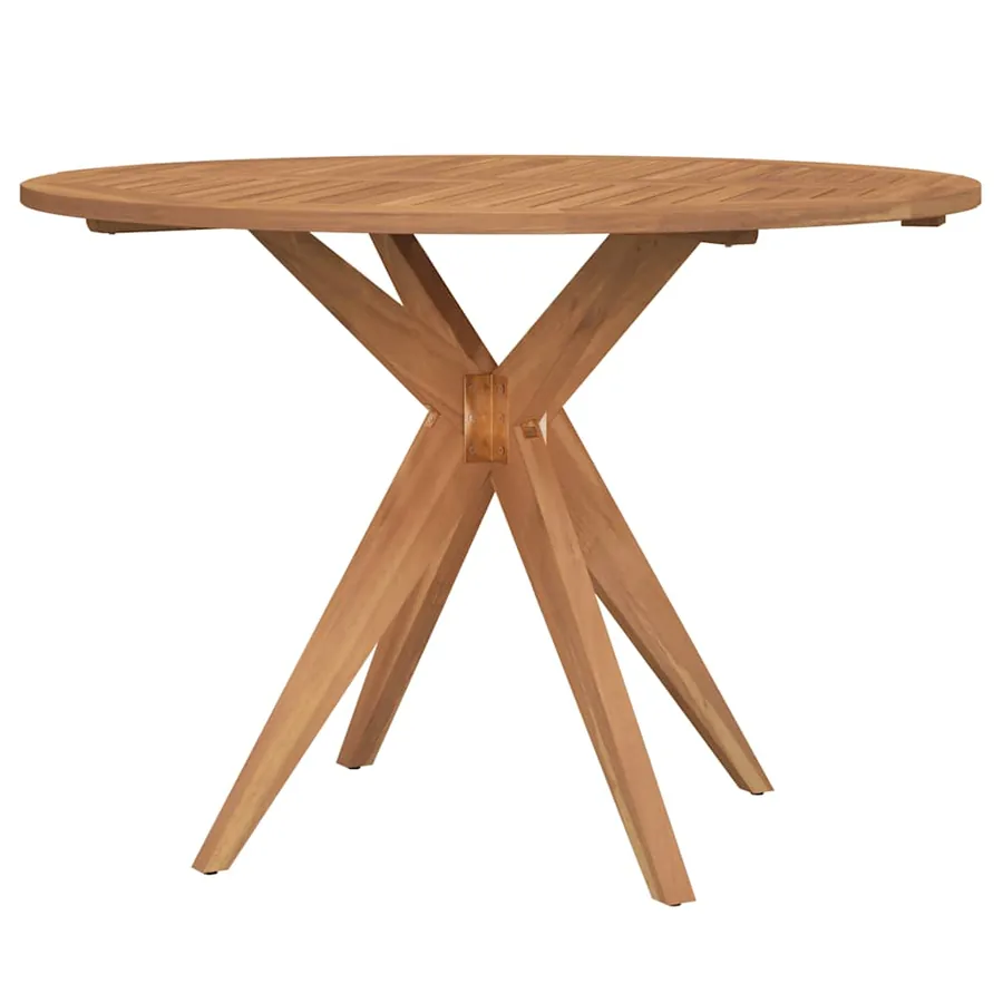Ensemble à manger de jardin 5 pcs Bois d'acacia solide - 3