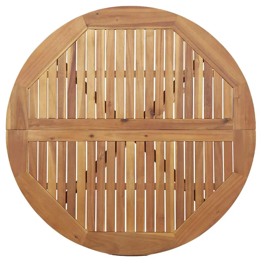 Ensemble à manger de jardin 5 pcs Bois d'acacia solide - 7