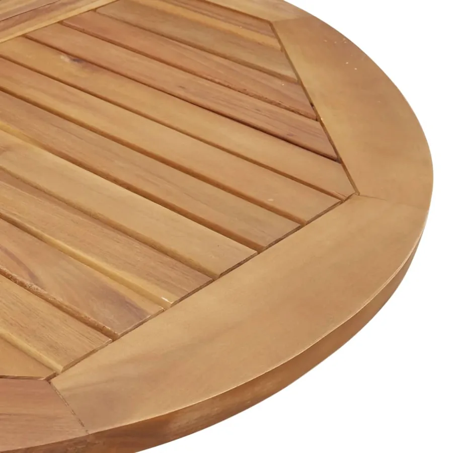 Ensemble à manger de jardin 5 pcs Bois d'acacia solide - 8