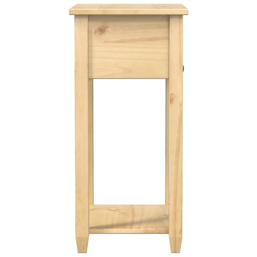 Table console Corona 55x35x73 cm bois de pin massif - 5