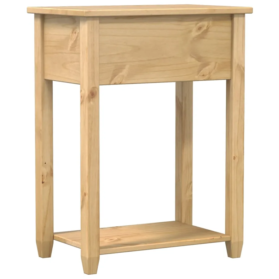 Table console Corona 55x35x73 cm bois de pin massif - 6