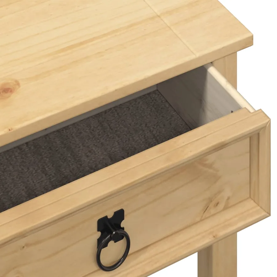 Table console Corona 55x35x73 cm bois de pin massif - 7